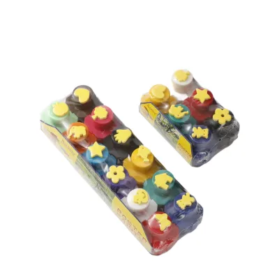 Keep Smiling 12Color Watercolor Gouache Acrylic Rich Pigments Finger Paint for Painting Canvas Art Supplies