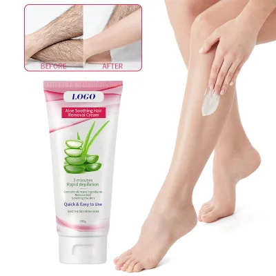 High Quality Chemical Aloe Extract Gentle Sensitive Skin Body Hair Removal Cream Smooth Skin for Men & Women
