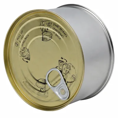 Empty Round Food Grade Metal Spices Seasoning Packaging