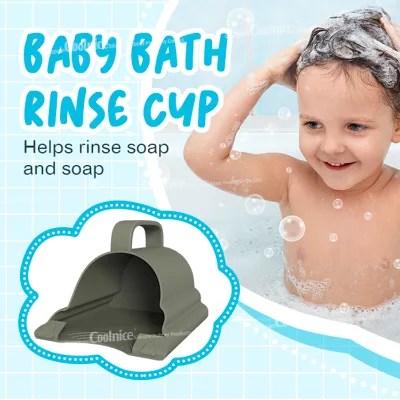 Best Selling Cute Baby Bath Rinse Cup with Ergonomic Grip for Protecting Infant Eyes
