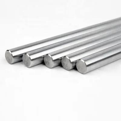 Custom Machined Stainless Steel Chrome Plated Precision Motion Linear Shaft with Threaded End Tapped End Machining