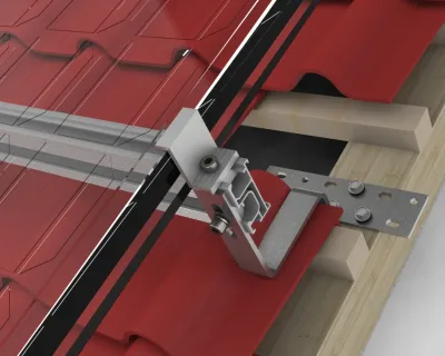 Tile Roof Solar Mounting Tie System | Screw to Connect Beam | Family Use