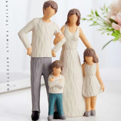 Abstract Life Home Furnishings Resin Crafts Happiness Desktop Decoration Wedding Christmas Gift Ornaments