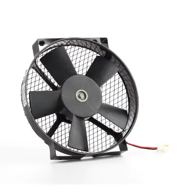 10 Inch 24V Universal Auto Radiator Cooling Fan with 5 Straight Blades and 800m/h Airflow