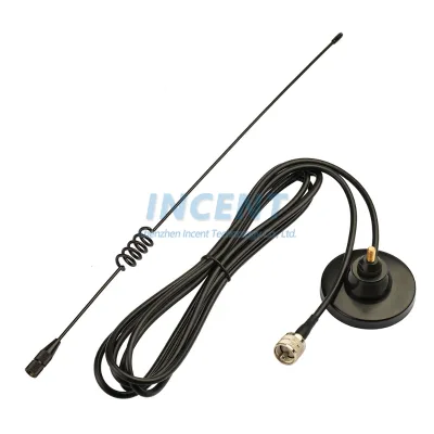 Eightwood Auto Car Dual Band VHF UHF PL259 Plug CB Radio Antenna Two Way Mobile Radio TX-RX 136-174 400-470 MHz Magnetic Mount