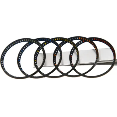Factory Price New Popular Brass Material 5 Colors Double Color SKX007 Watch Chapter Ring