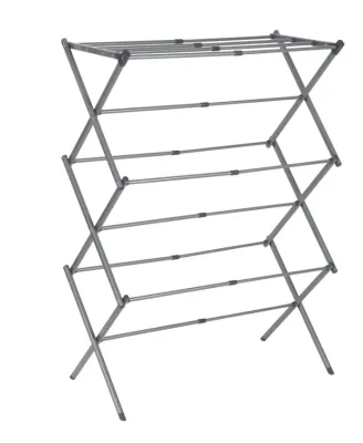Multifunction Metal Laundry Drying Racks Space-Saving Clothes Display Drying Rack Convenient Storage