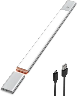 New Arrival Under Cabinet Lights Closet Lights Detachable Battery,Wireless Rechargeable LED Motion Sensor Lights