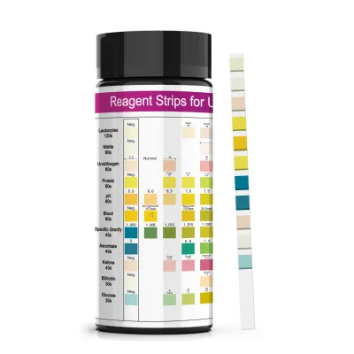 Jilin HongYi URS-11 Manual Urine Test Paper with 11-Parameter Detection for Urinary Tract Vision Hospital Home Use CE Certified