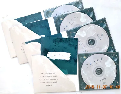 12cm cd Replication with Booklet Four Panel cd Digipak