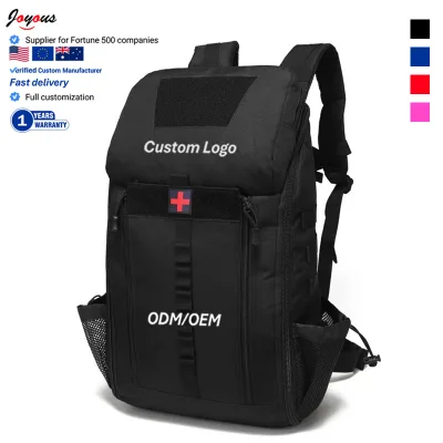 First-Aid Kit for Travel-Polyester Lining Unisex Outdoor Tactical Medical Backpack