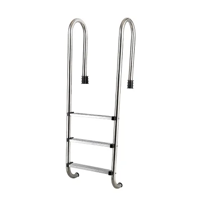 Always Customized Stainless Steel Ladder 2-5 Steps Thickness 1.2mm Ladder With Handrails