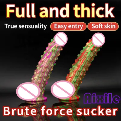 Silicone Huge Creature Animal Dildo Adult Toy Anal Butt Training Stretcher Plug Large Fantasy Dildo G-Spot Prostate Stimulation