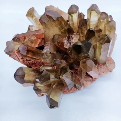 Top Quality Natural Large Yellow Crystal Cluster Smoky Citrine Raw Crystal Quartz Crystal Freeform Clusters