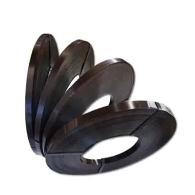 Hot Selling Black Paint  Carbon Steel Strapping Roof Steel Strap Spangle Steel Strapping