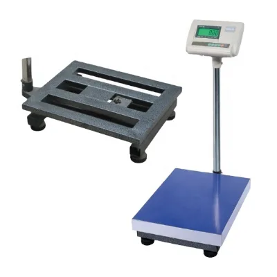 Economic Industrial Platform Scale LED Display Indicator Weighing Scale With Guardrail ECF Series