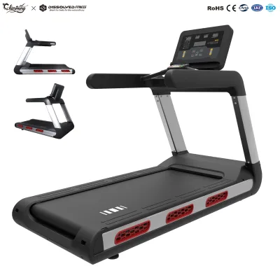 Commercial 3HP Electric Treadmill 21.5" Smart Screen Bluetooth WiFi 180KG Capacity Cardio Machine for Gym Home Workout