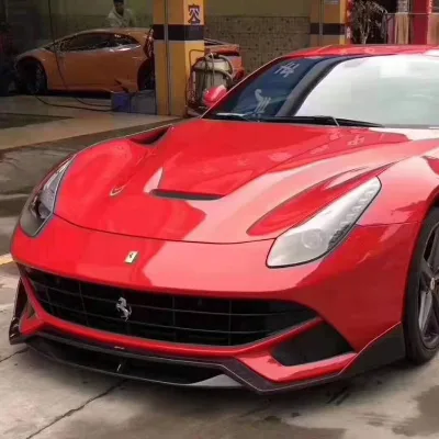 DMC Carbon Front Lip Side Skirts, Rear Diffuser for Fer F12 Berlinetta Carbon Splitter
