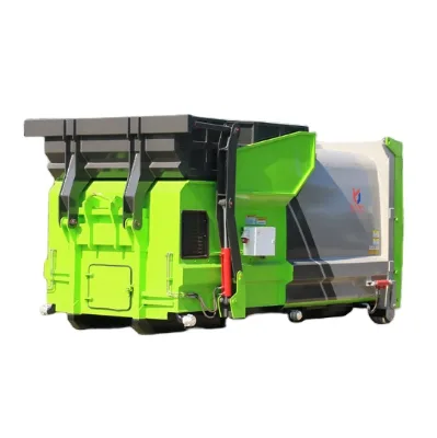Garbage Transfer Vehicle Environmental Protection 10 Cubic Meter Movable Compressed Garbage Station