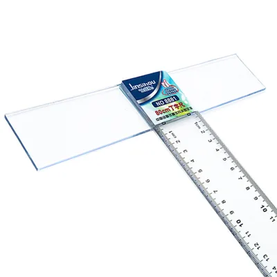 Wholesale High Quality Ruler 80cm T-square Design T-square Ruler Students Design Art Supplies