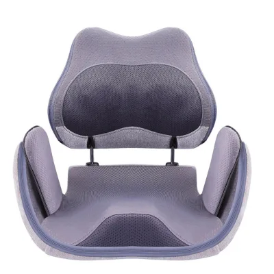 Logo Physiotherapy Massage Cushion Full Body Hot Compress Pain Relief with Heat Tapping Vibrating Features