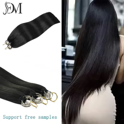 Dailmei Feathers Hair Extensions Real Hair 3 Generations No Fold Traceless Small Joint Invisible No Broken Handtied Weft Hair
