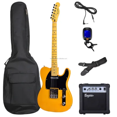 OEM Kaysen Guitarras Electric Guitar Combo Set TL Style Electric Guitar