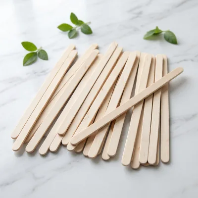 110mm Disposable Wooden Stick Stocked Coffee Stirrer for Cafe Household Travel