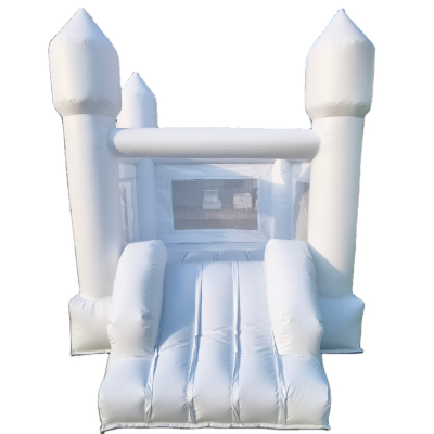 10*8ft White Bounce House with Netting,pastel Bounce House,white Toddler Bounce House for Party