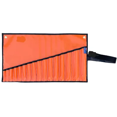 Durable Hanging Spanner Bag Customized Wrench Tool Bag Plastic PVC Tool Roll up Bag