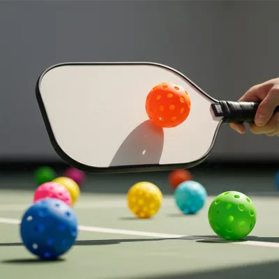 Taspo JD-P128 Trendy Durable Seamless Rotationally Multi Color 40 Holes 26g Adult Pickleball Balls Customized Carry Bag Outdoor