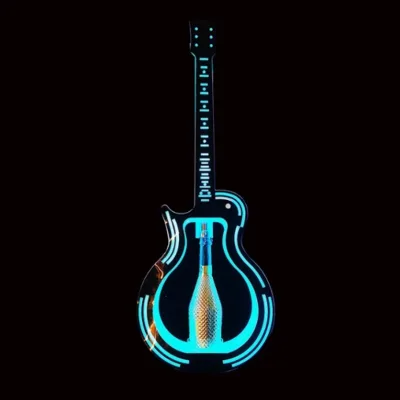 Richshining Creative LED Wine Glass Holder Bar Light - KTV/Nightclub/Party Decor Lighting (RGB Color Changing)