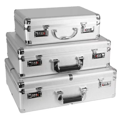 Aluminum Tool Box Large Toolbox Storage Case for Instruments Factory Direct Custom Foam PVC EVA