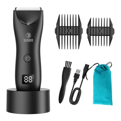 Best Professional LCD Hair Clippers Rechargeable Hair Trimmer China OEM Customized Logo Power Time Charging Sales Color Electric