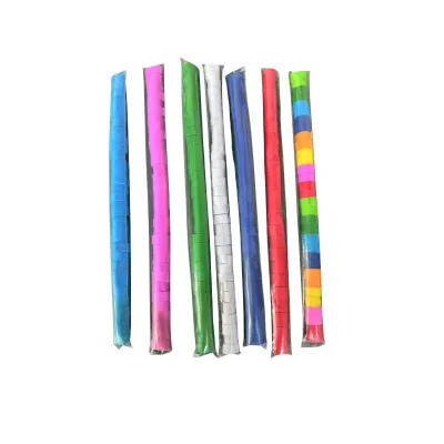 Customized Party Paper Streamers 1.5x10m 32rolls/sleeve Metallic Streamers and UV Paper Streamers