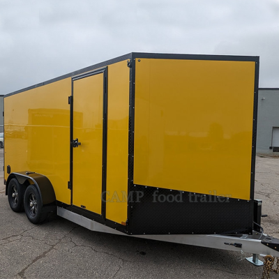 Utility Enclosed Cargo Trailer Enclosed Camping Trailer Double Axle Enclosed Trailer