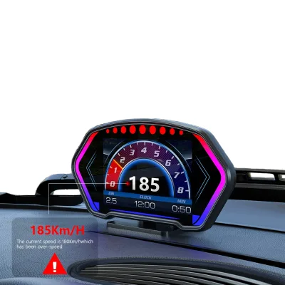 Latest 6-Inch Large LCD Wired Projector Multi-Function Auto Electronics P3 GPS OBD HUD with 2-Year Warranty for BMW and Mazda