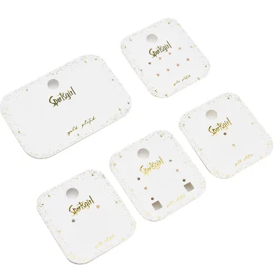 Spot Wholesale Price Kraft Paper Jewelry Pendant Earrings Necklace Display Card