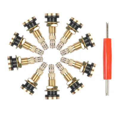 Wholesale Brass Clamp In High Flow Liquid Air TR618A Tire Valve Stem For Heavy Duty Tractor Excavator