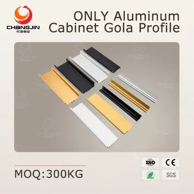 Gola Kitchen Handle Complete Accessories Kit Gold Anodized Modern Cabinet System Gola Profile System with LED Channel Optional