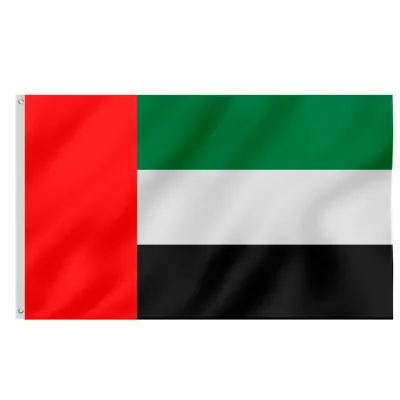 United Arab Emirates (UAE) National Flag 3x5FT Polyester Printed Middle East Countries Banner