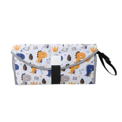 Mini Waterproof Travel Nappy Changing Mat Upgraded Baby Organic Changing Pad Portable Diaper Playtime Changing Pad
