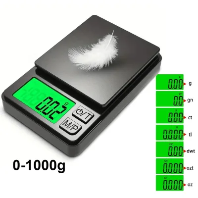 Factory Wholesale Mini Pocket Scale Jewelry Scale High Precision Portable Electronic Scale with LCD Display Kitchen Scale