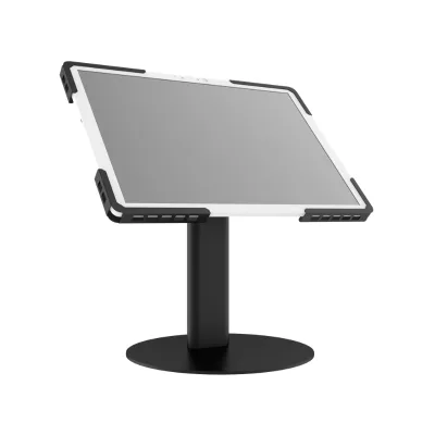 Peacemounts Metal Desktop Tablet Stand 7-10-13 Inch Pad Enclosure with Rotatable and Adjustable Feature