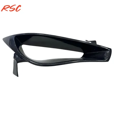 RSC Design Carbon Fiber Headlight Delete for Infiniti Q50 Front Headlight Intake Lamp Delete