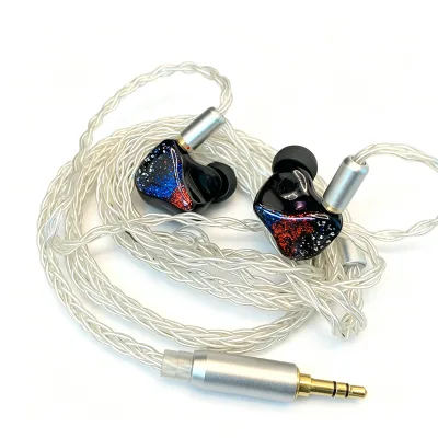 New 10mm Unit Biomembrane Speaker Driver 3.5mm Jacks In- Ear Live Monitor Headphone Cable for Mmcx Interface Replacement Headset