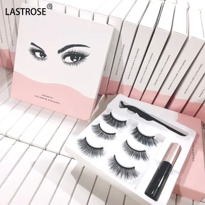 New Arrival Magnetic Eyelash Kit Magnetic Eyeliner Easy Wear Eyeline Magnetic Lashes for Magnetic False Eyelashes