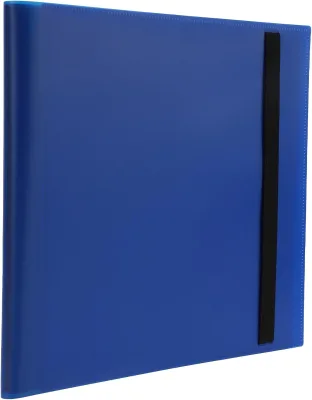 High Quality 12-Pocket PP Card Binder 480+ Capacity Trading Card Album for Photo & Game Cards Made Durable Plastic Elastic Strip