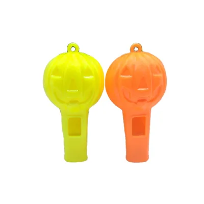 Plastic Pumpkin Whistle for Christmas, Ghost Festival Atmosphere Arrangement