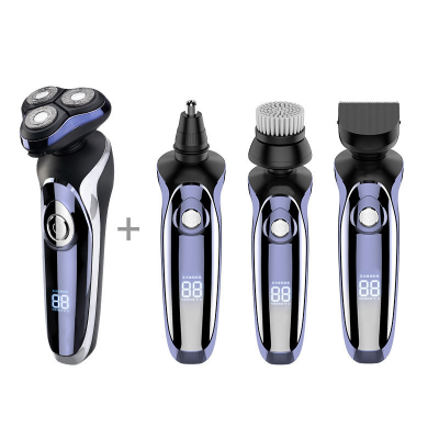 New Fashion Electric Rechargeable Waterproof 3 Floating Heads Beard Body Facial Shaver